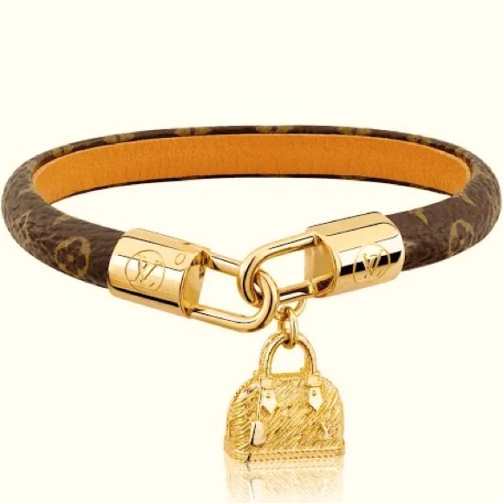 LOUIS VUITTON ALMA CHARM BRACELET SZ 17